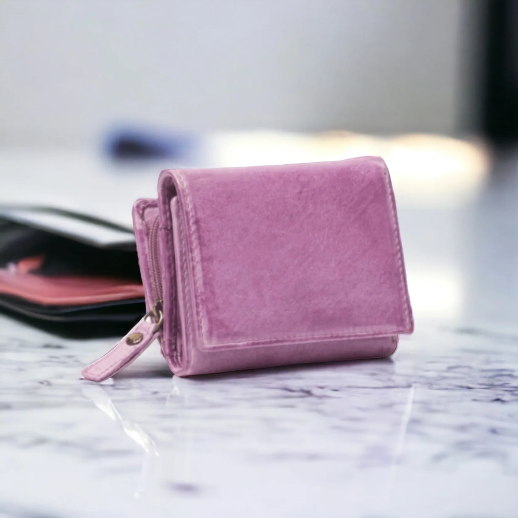 Rugged Hide Vikky Lilac Wallet