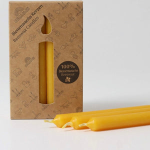 Grimm’s Beeswax Candle for Birthday or Christmas Tree