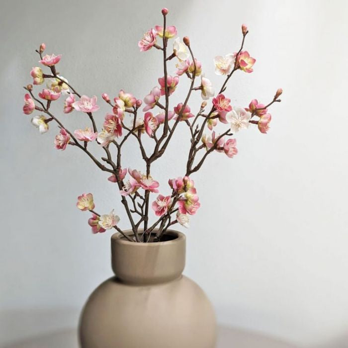 Floral Interiors Artificial Plum Blossom Pink