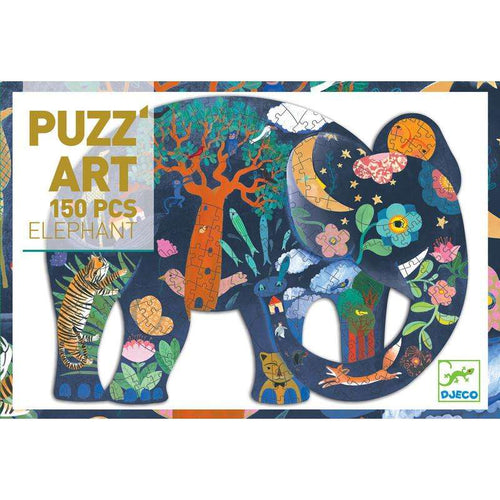 Djeco- Elephant 150pc Art Puzzle