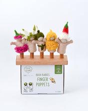 Load image into Gallery viewer, May Gibbs Inspired Bush Babies Finger Puppet set