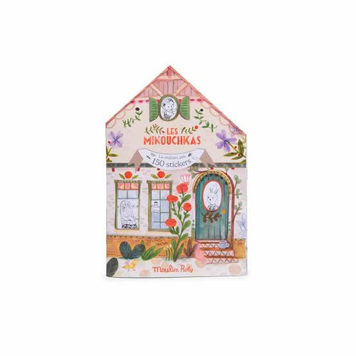 Les Minouchkas colouring + sticker book (150 stickers) – Moulin Roty