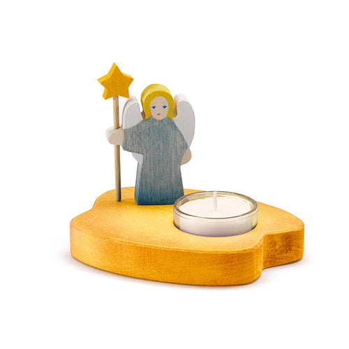 Kinderkram Tealight Candleholder with Blue Angel