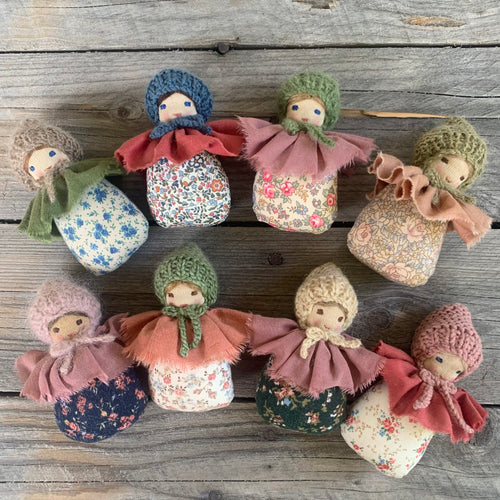 Moss & The Gypsy Floral Pocket Doll - assorted