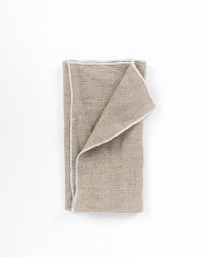 Papaya 100% French Linen Napkin Natural