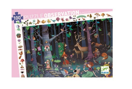 observation puzzle - Enchanted forest - 100pcs