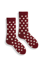 Load image into Gallery viewer, Lisa b Men&#39;s dotty wool cashmere crew socks