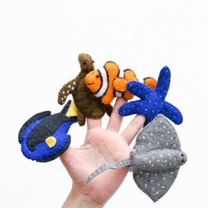 Australian Coral Reef - Under the Sea Finger Puppet set