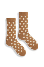 Load image into Gallery viewer, Lisa b Men&#39;s dotty wool cashmere crew socks