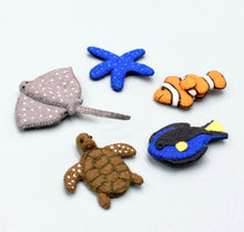 Load image into Gallery viewer, Australian Coral Reef - Under the Sea Finger Puppet set