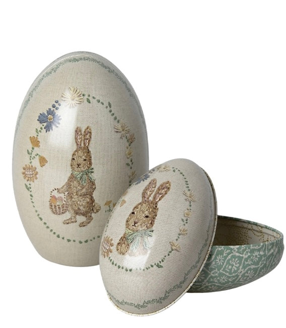 Maileg Metal Easter Egg, Assorted (sold individually, not as set)