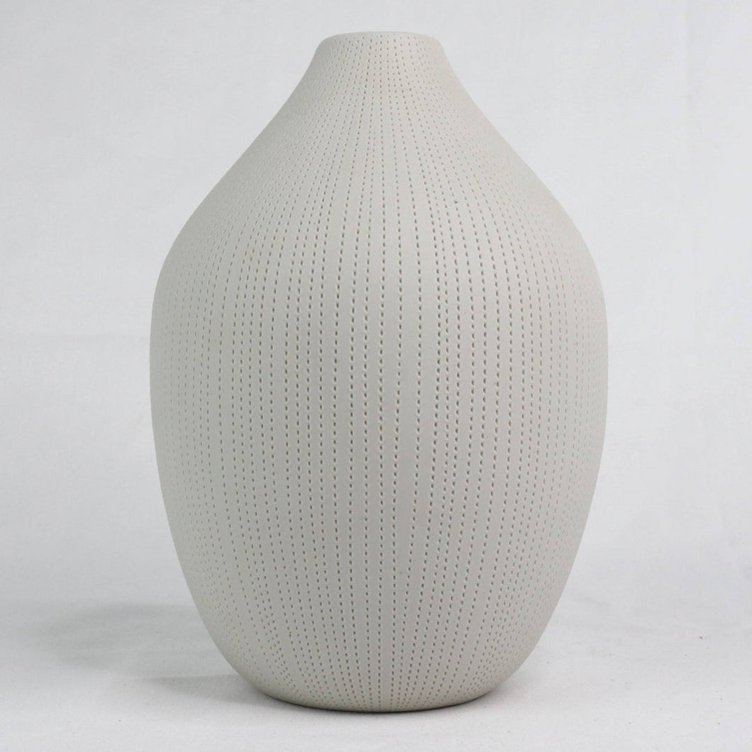 Myrtea Vase - White